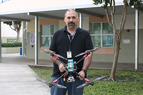 David Cantor, sixth grade science teacher, builds drones in his free time. “I enjoy building drones because it passes time, keeps me busy, and is a good escape,” Cantor said.