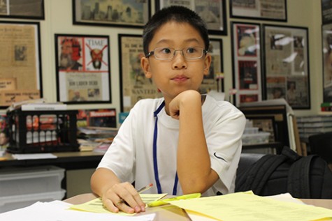Sixth grader communications student Miles Wang ranks first place in Equations portion of the Academic Games tournament.  Wang will head to Nationals in Atlanta.