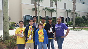 The Bak Math Counts team wins the state. Although they won first at state, they “hope someone will make it to nationals,” Melanie Ayuso-DeAngelis, sponsor said.