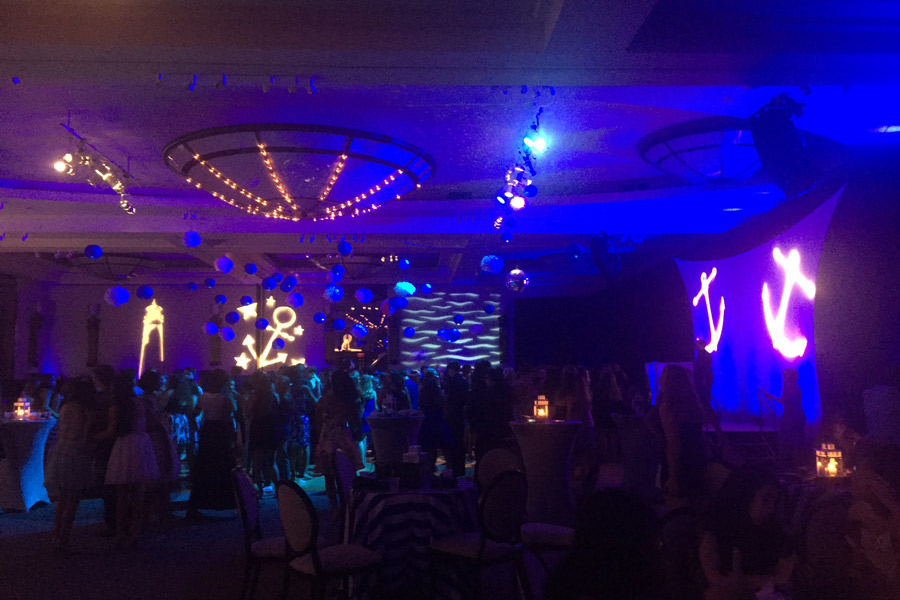 Eighth graders dance at the Kravis Center in the Cohen Pavilion for the eighth grade dance. It was held on May 13, and the theme was “Anchors Away”.
