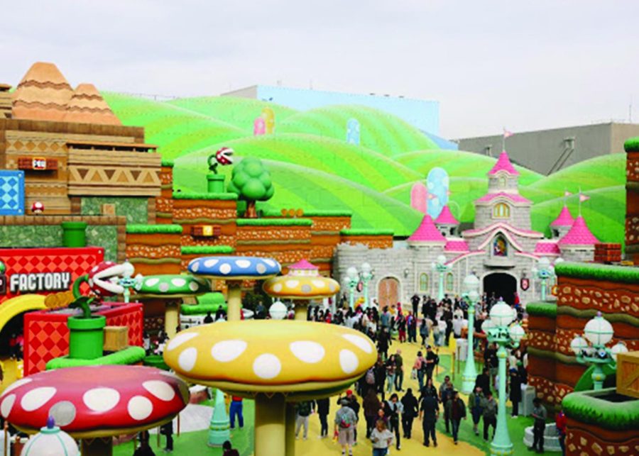Super Nintendo World at Universal Studios Hollywood is an invitingly colorful theme park land. (Dania Maxwell/Los Angeles Times/TNS)