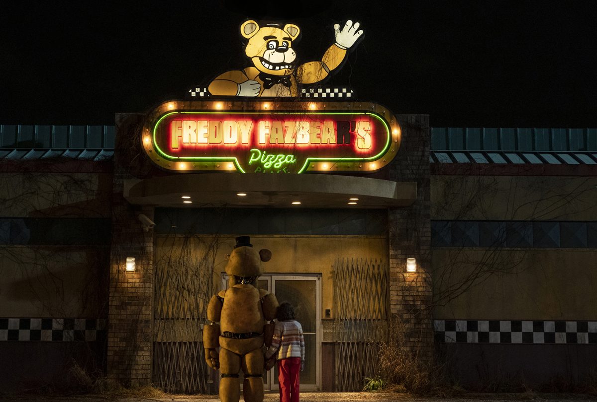 A scene from Five Nights at Freddys. 